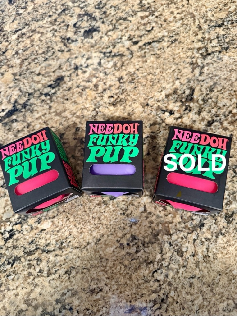 Needoh Funky Pup Choose One Pink or Purple